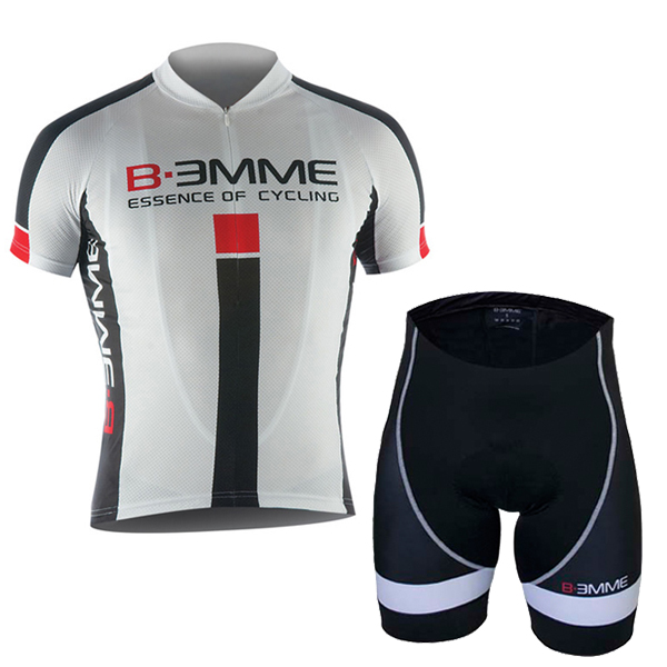 2016 Biemme Weiß fahrradbekleidung Radtrikot Kurzarm und Fahrradhosen Kurz Radtrikot De