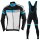 2016 Biemme blau schwarz Weiß Fahrradbekleidung Langarm Radtrikot und Trägerhosen Set Radtrikot De