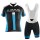 2016 Biemme schwarz blau Fahrradbekleidung Radtrikot und Trägerhosen Set Radtrikot De