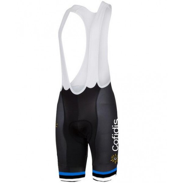 2016 Cofidis Champion d'Estonie blau Kurz Trägerhose Radtrikot De
