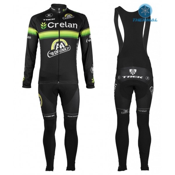 2016 Crelan-AA Drink Schwarz thermisch Fahrradbekleidung Satz Radtrikot Langarm+Lang Trägerhose Radtrikot De 2016 Crelan-AA Drink Schwarz thermisch Fahrradbekleidung Satz Radtrikot Langarm+Lang Trägerhose Radtrikot De
