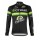 2016 Crelan-AA Drink Schwarz Radtrikot Langarm Radtrikot De
