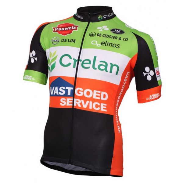 2016 CRELAN -VASTGOEDSERVICE Radtrikot Kurzarm Radtrikot De 2016 CRELAN -VASTGOEDSERVICE Radtrikot Kurzarm Radtrikot De