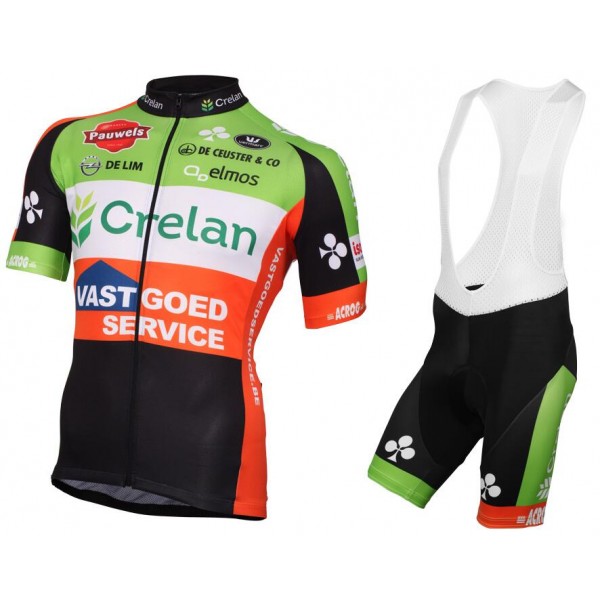 2016 CRELAN -VASTGOEDSERVICE Fahrradbekleidung Satz Fahrradtrikot Kurzarm Trikot und Kurz Trägerhose Radtrikot De 2016 CRELAN -VASTGOEDSERVICE Fahrradbekleidung Satz Fahrradtrikot Kurzarm Trikot und Kurz Trägerhose Radtrikot De