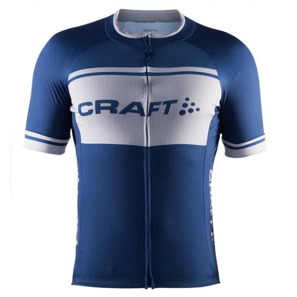 2016 CRAFT Classic Logo Radtrikot Kurzarm blau grau Radtrikot De 2016 CRAFT Classic Logo Radtrikot Kurzarm blau grau Radtrikot De