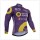 2016 Direct Energie purple Fahrradtrikot Langarm Radtrikot De