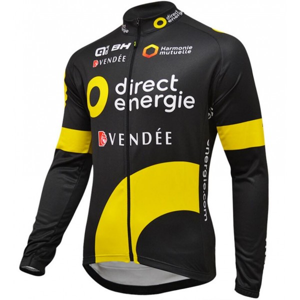 2016 Direct Energie Fahrradtrikot Langarm Radtrikot De