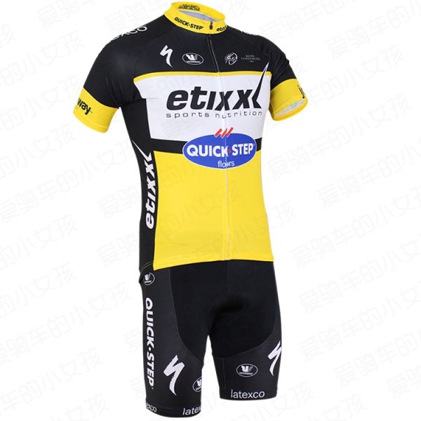 2016 ETIXX-QUICK STEP Radbekleidung Radtrikot Kurzarm und Fahrradhosen Kurz Gelb Radtrikot De 2016 ETIXX-QUICK STEP Radbekleidung Radtrikot Kurzarm und Fahrradhosen Kurz Gelb Radtrikot De