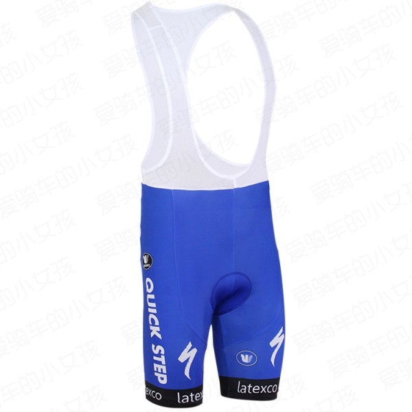 2016 QUICK STEP Pro Kurz Trägerhose Blau Radtrikot De 2016 QUICK STEP Pro Kurz Trägerhose Blau Radtrikot De
