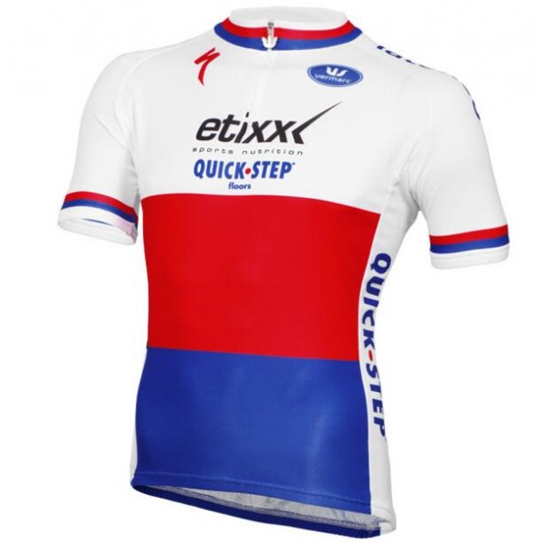 2016 Quick Step Radtrikot Kurzarm Weiß Radtrikot De 2016 Quick Step Radtrikot Kurzarm Weiß Radtrikot De