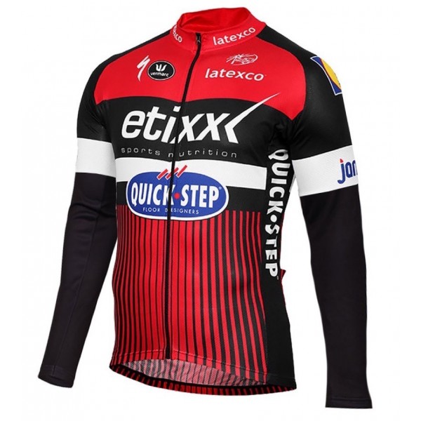 2016 Etixx-Quick Step TDF Ausgabe Rot Radtrikot Langarm Radtrikot De 2016 Etixx-Quick Step TDF Ausgabe Rot Radtrikot Langarm Radtrikot De