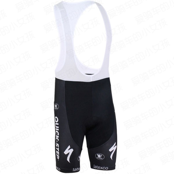 2016 QUICK STEP Pro Kurz Trägerhose Schwarz Radtrikot De 2016 QUICK STEP Pro Kurz Trägerhose Schwarz Radtrikot De