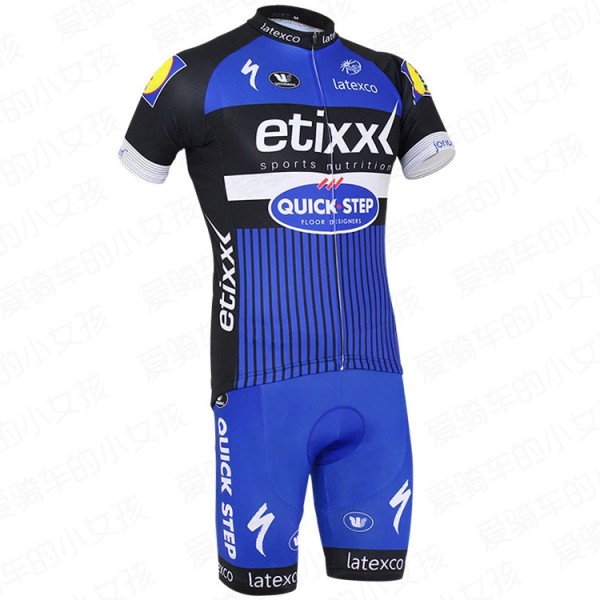 2016 ETIXX-QUICK STEP Radbekleidung Radtrikot Kurzarm und Fahrradhosen Kurz Blau Radtrikot De 2016 ETIXX-QUICK STEP Radbekleidung Radtrikot Kurzarm und Fahrradhosen Kurz Blau Radtrikot De