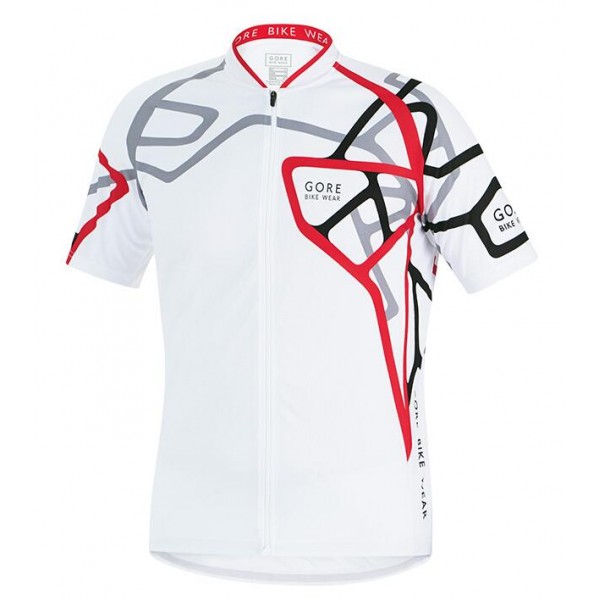 2016 GORE Element Adrenalin II Weiß rot Radtrikot Kurzarm Radtrikot De 2016 GORE Element Adrenalin II Weiß rot Radtrikot Kurzarm Radtrikot De