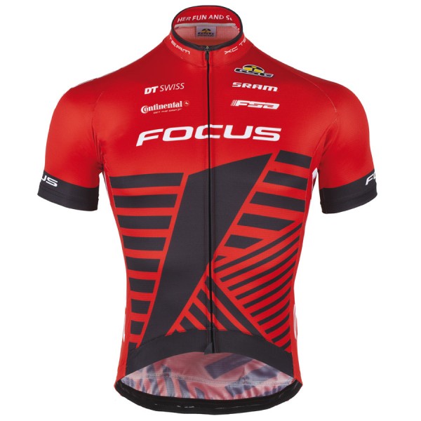 2016 GSG Focus XC Rouge Fahrradbekleidung Kurzarm Radtrikot Radtrikot De
