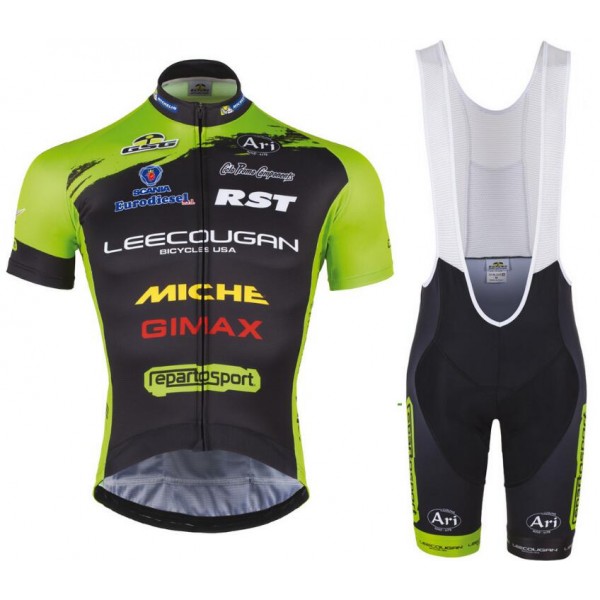 2016 GSG Lee Cougan Fahrradbekleidung Satz Fahrradtrikot Kurzarm Trikot und Kurz Trägerhose Radtrikot De
