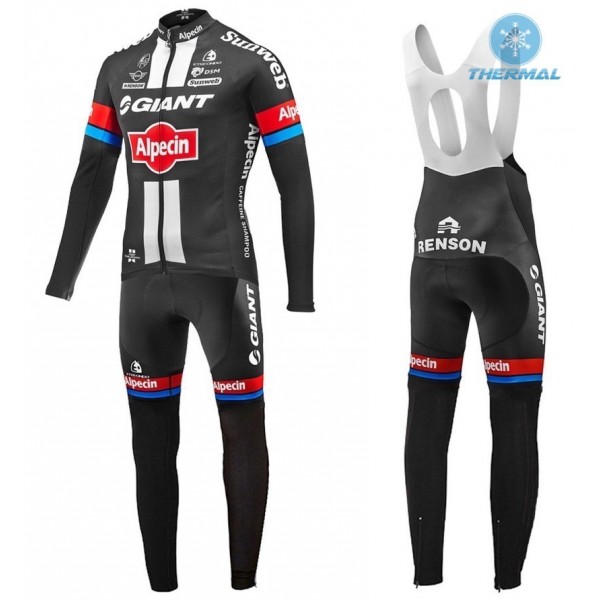 2016 Team Giant-Alpecin thermisch Fahrradbekleidung Satz Radtrikot Langarm+Lang Trägerhose Radtrikot De 2016 Team Giant-Alpecin thermisch Fahrradbekleidung Satz Radtrikot Langarm+Lang Trägerhose Radtrikot De