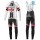 2016 Giant Alpecin TDF Ausgabe Weiß thermisch Fahrradbekleidung Satz Radtrikot Langarm+Lang Trägerhose Radtrikot De