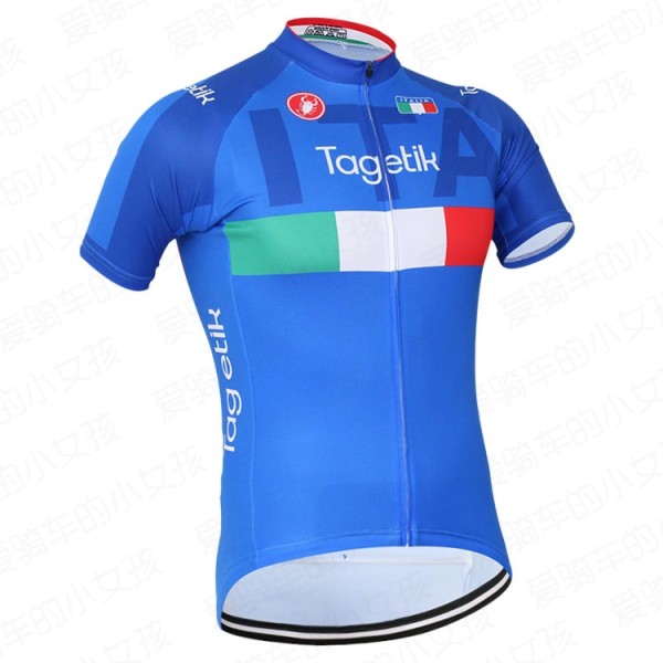 2016 Italien Skoda Radtrikot Kurzarm Radtrikot De 2016 Italien Skoda Radtrikot Kurzarm Radtrikot De