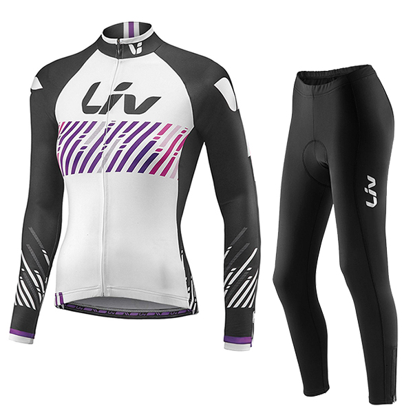 2016 Liv Damen Fahrradbekleidung Radtrikot Satz Langarm und Lange Fahrradhose Radtrikot De 2016 Liv Damen Fahrradbekleidung Radtrikot Satz Langarm und Lange Fahrradhose Radtrikot De
