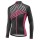 2016 Liv Damen Radtrikot Langarm paars schwarz Radtrikot De
