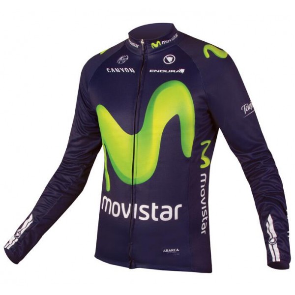 2016 Movistar Fahrradtrikot Langarm Radtrikot De