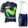2016 Movistar Fahrradbekleidung Satz Fahrradtrikot Kurzarm Trikot und Kurz Trägerhose 02 Radtrikot De