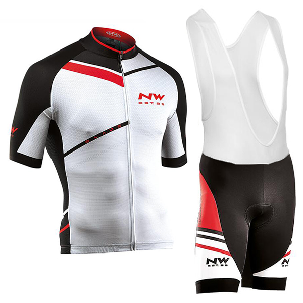 2016 Northwave Weiß schwarz rot Fahrradbekleidung Radtrikot und Trägerhosen Set Radtrikot De 2016 Northwave Weiß schwarz rot Fahrradbekleidung Radtrikot und Trägerhosen Set Radtrikot De