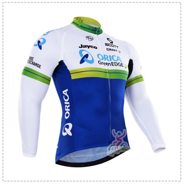 2016 orica greenedge Fahrradtrikot Langarm Radtrikot De