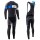 2016 Orbea Team Pro Schwarz-Blau thermisch Fahrradbekleidung Satz Radtrikot Langarm+Lang Trägerhose Radtrikot De