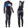 2016 Orbea Pro Damen Schwarz-Blau Fahrradbekleidung Satz Radtrikot Langarm+Lang Trägerhose Radtrikot De