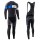 2016 Orbea Team Pro Schwarz-Blau Fahrradbekleidung Satz Radtrikot Langarm+Lang Trägerhose Radtrikot De