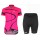 2016 Pinarello MIRA Rose Damen Fahrradbekleidung Satz Radtrikot Kurzarm+Kurz Radhose Radtrikot De