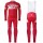2016 Scott ODLO Team Rot Fahrradbekleidung Satz Radtrikot Langarm+Lang Trägerhose Radtrikot De