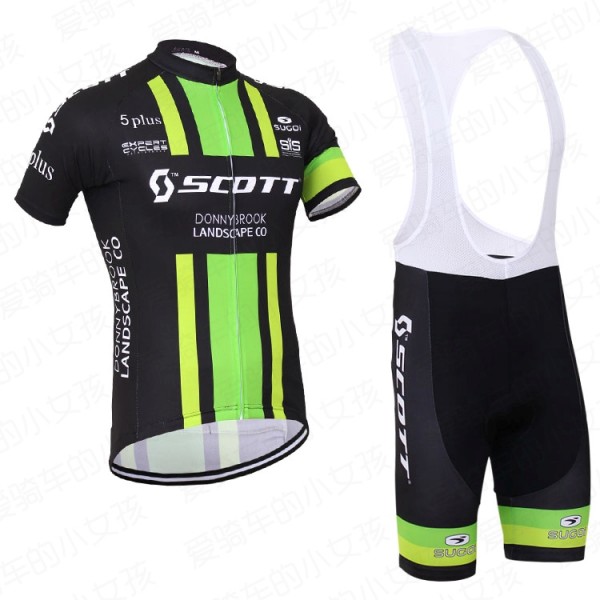 2016 Scott Fahrradbekleidung Satz Fahrradtrikot Kurzarm Trikot und Kurz Trägerhose Radtrikot De