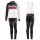 2016 Scott RC Weiß-Schwarz-Rot Damen Fahrradbekleidung Satz Radtrikot Langarm+Lang Trägerhose Radtrikot De