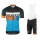 2016 Scott RC schwarz gelb blau Fahrradbekleidung Satz Fahrradtrikot Kurzarm Trikot und Kurz Trägerhose Radtrikot De