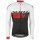 2016 Scott RC Weiß-Schwarz-Rot Radtrikot Langarm Radtrikot De