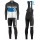 2016 Scott Team Schwarz-Blau-Weiß thermisch Fahrradbekleidung Satz Radtrikot Langarm+Lang Trägerhose Radtrikot De