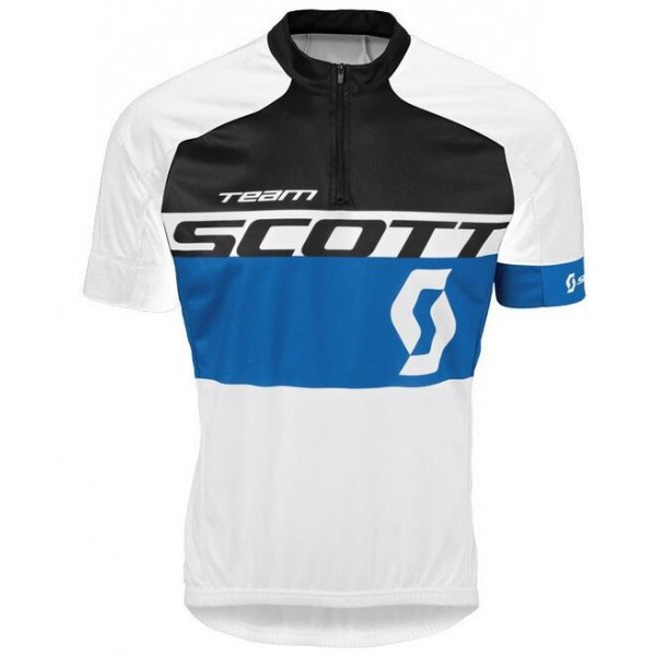 2016 Scott schwarz blau Radtrikot Kurzarm Radtrikot De 2016 Scott schwarz blau Radtrikot Kurzarm Radtrikot De