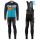 2016 Scott RC Schwarz-Gelb-Blau thermisch Fahrradbekleidung Satz Radtrikot Langarm+Lang Trägerhose Radtrikot De