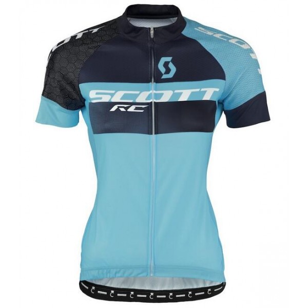 2016 Scott RC Pro Tec rayon de miel schwarz blau Damens Radtrikot Kurzarm Radtrikot De