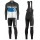2016 Scott Team Schwarz-Blau-Weiß Fahrradbekleidung Satz Radtrikot Langarm+Lang Trägerhose Radtrikot De