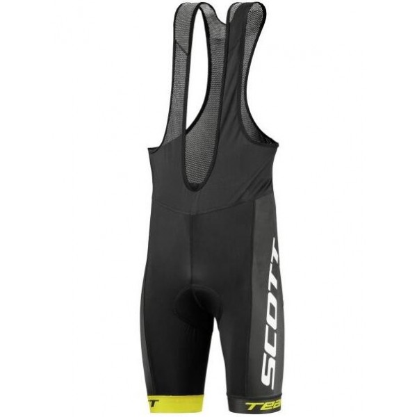 2016 Scott schwarz Grün gelb Kurz Trägerhose Radtrikot De