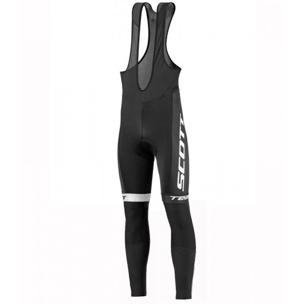 2016 Scott Team Schwarz-Blau-Weiß Lang Trägerhose Radtrikot De