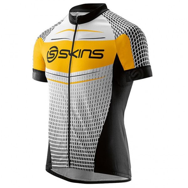 2016 Skins Promo Radtrikot Kurzarm schwarz Weiß gelb Radtrikot De 2016 Skins Promo Radtrikot Kurzarm schwarz Weiß gelb Radtrikot De