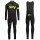 2016 Sky Team Fluo Ausgabe Fahrradbekleidung Satz Radtrikot Langarm+Lang Trägerhose Radtrikot De