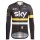 2016 Team Sky IV Schwarz-Gelb Radtrikot Langarm Radtrikot De