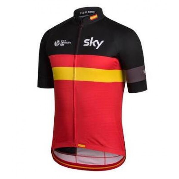 2016 SKY Spain Radtrikot Kurzarm Radtrikot De