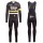 2016 Team Sky IV Schwarz-Gelb Fahrradbekleidung Satz Radtrikot Langarm+Lang Trägerhose Radtrikot De